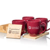 Mug & Bamboo Coaster Set