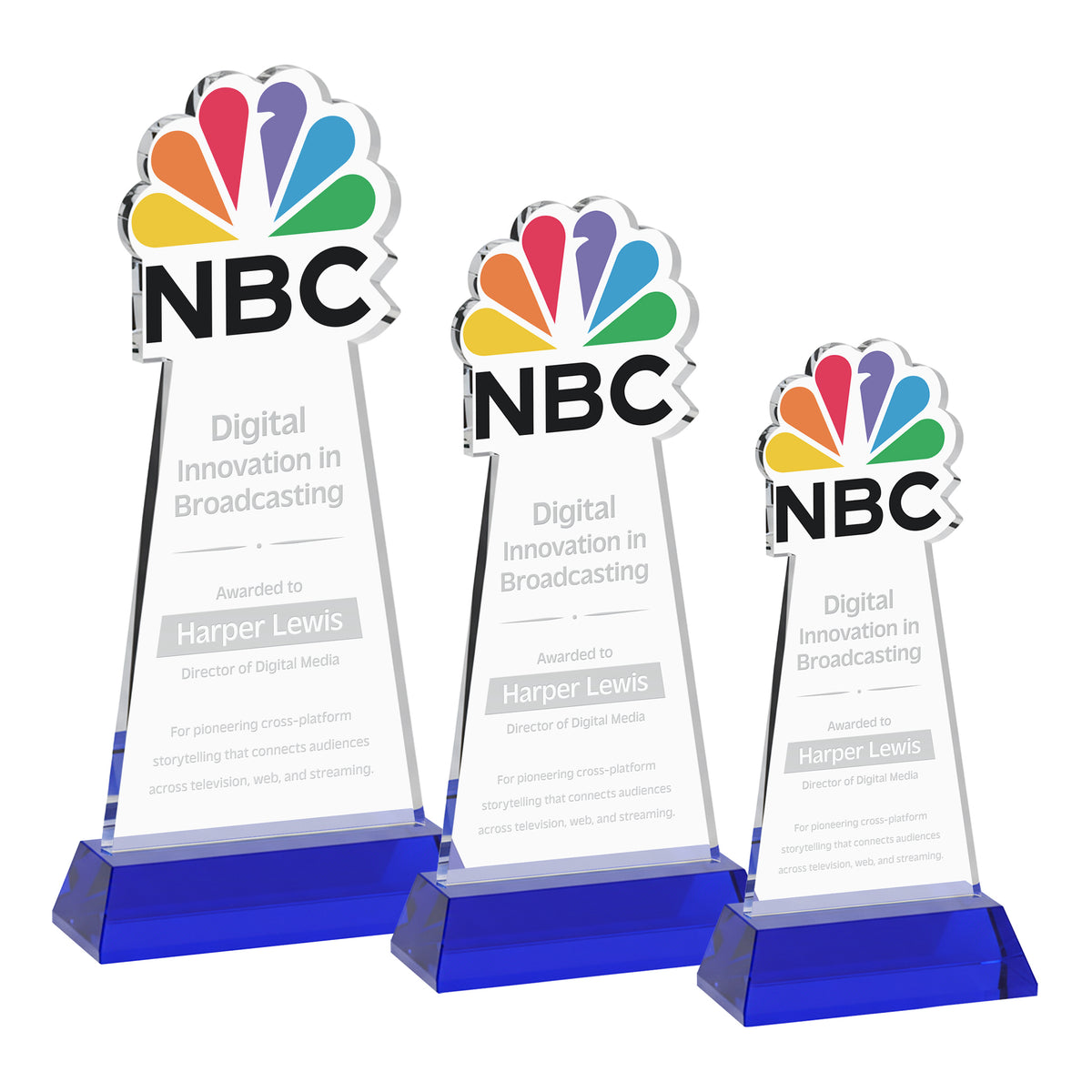 EdgeCraft Tapered Award on Hartford - Blue (via Air)