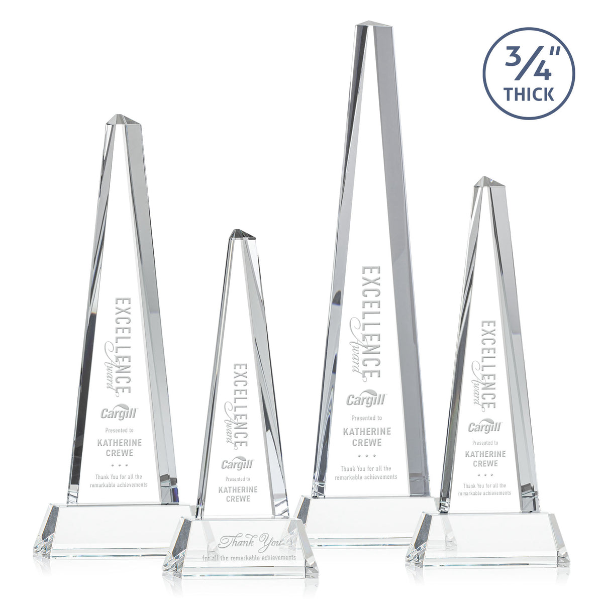 Majestic Tower Award on Newhaven Base - Clear