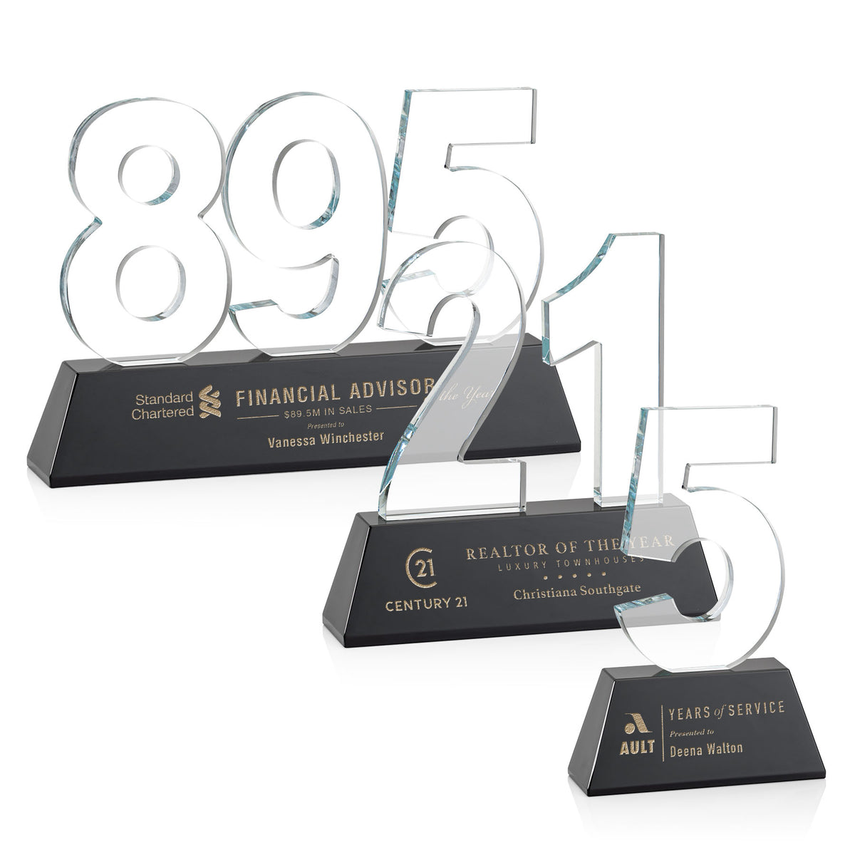 Milestone Optical Award - Black