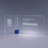6″ H × 12.5″ W / Blue