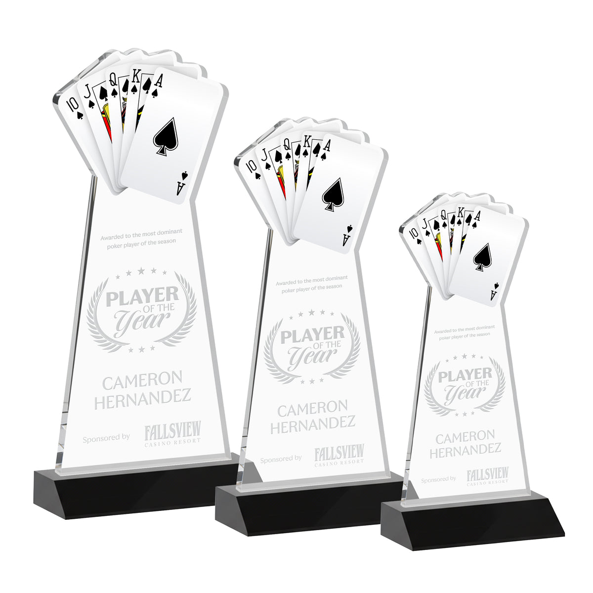 Poker Award - Black