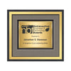 Jasper Certificate TexEtch Horiz Framed Award