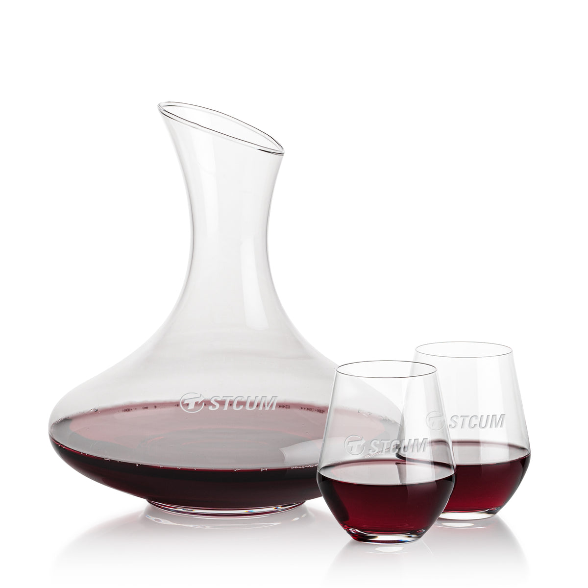 Innisfil Carafe & Reina Stemless Wine