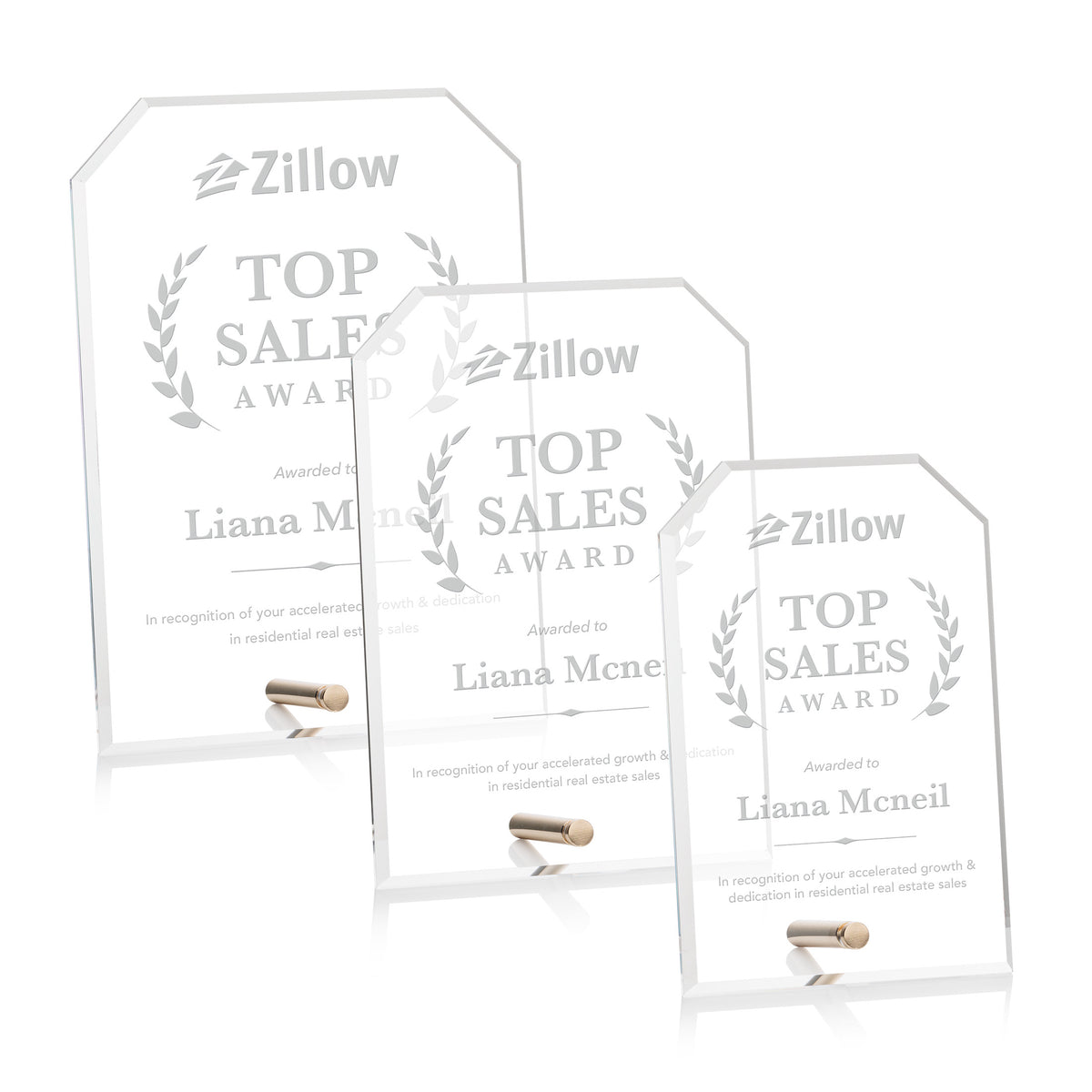 Polaris Clipped Rectangle Award
