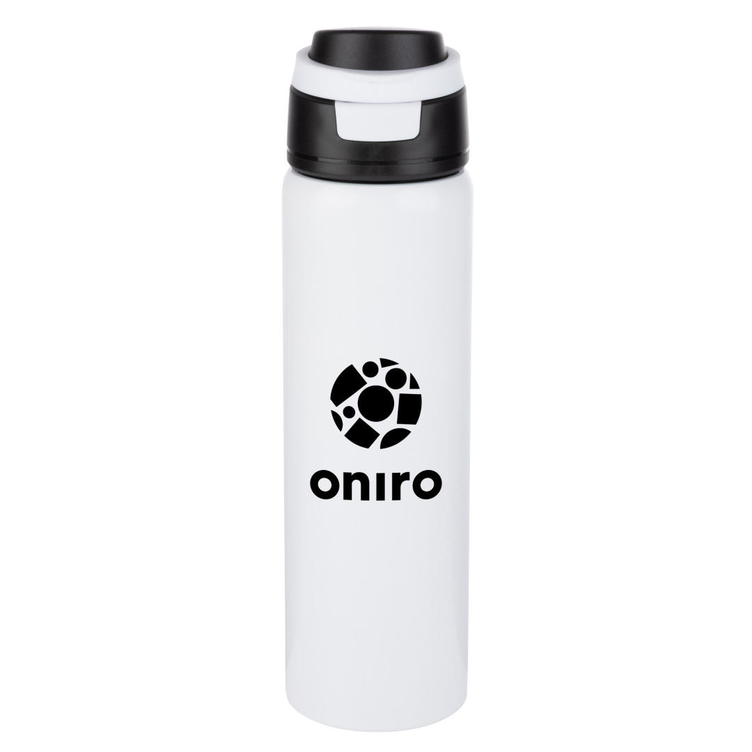 Curio Vacuum Bottle w/Chug Lid - 24oz — White — D814-WH