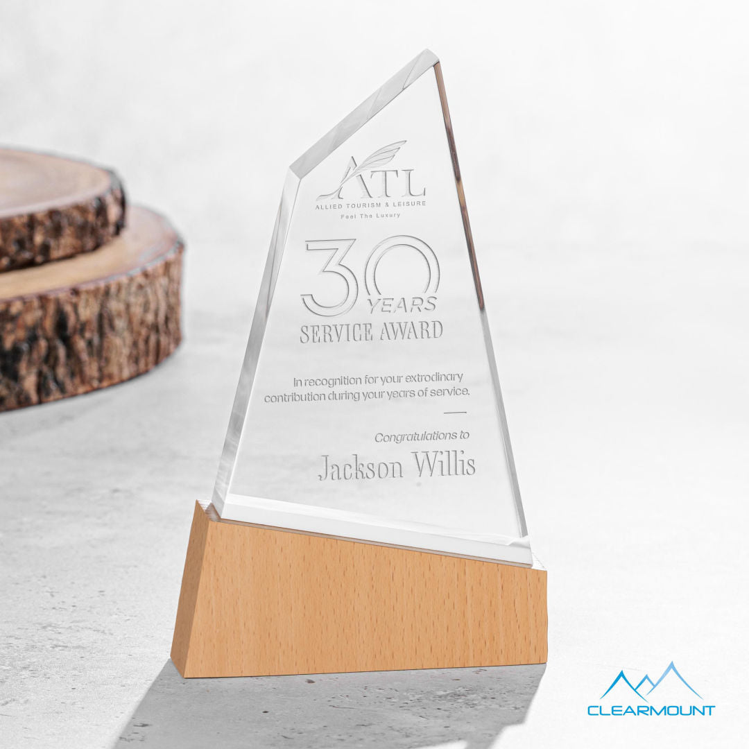 Terra Lucite and Wood Award