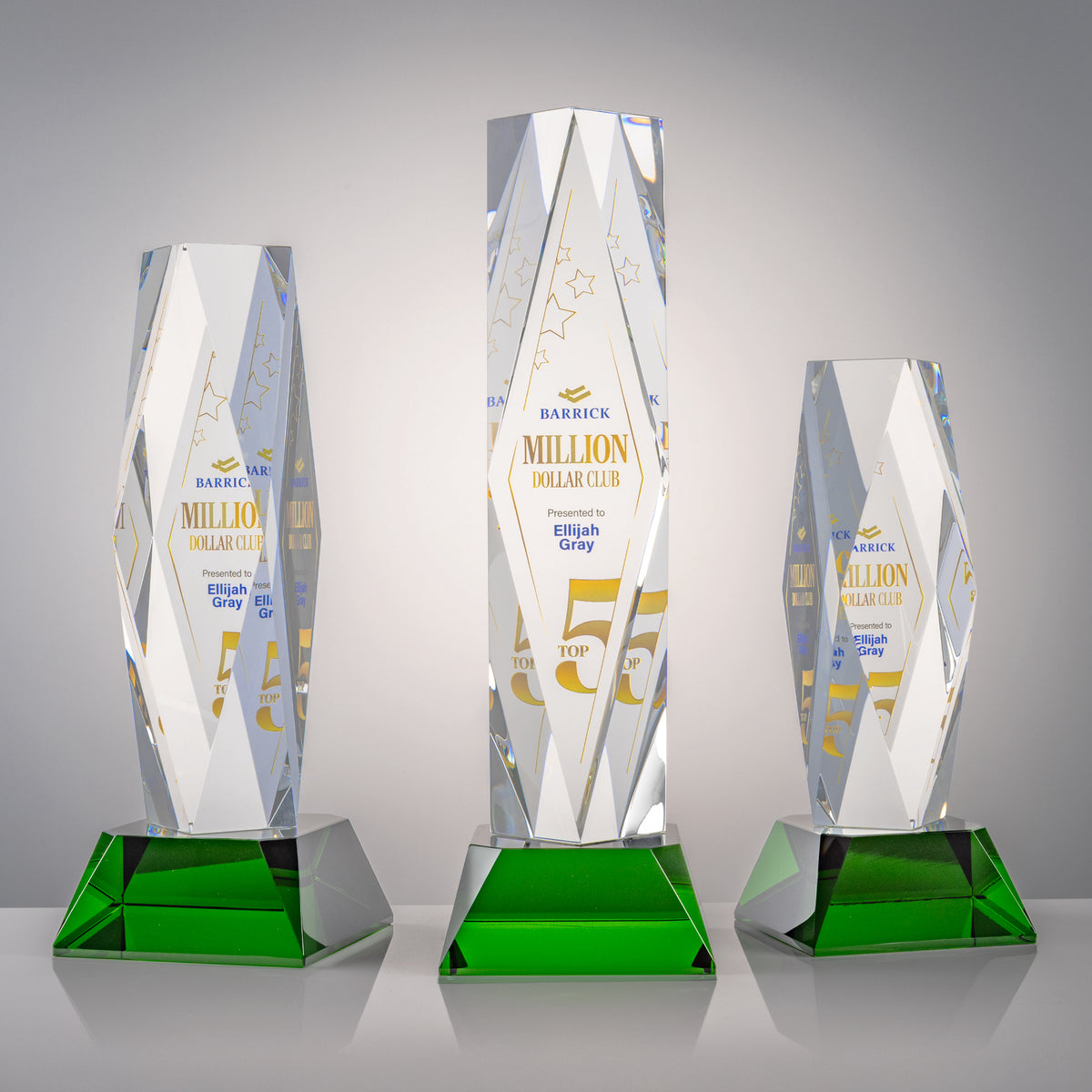 President VividPrint™ Award on Base - Green