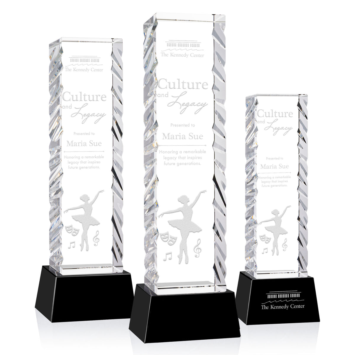 Arezzo Award on Base - Black