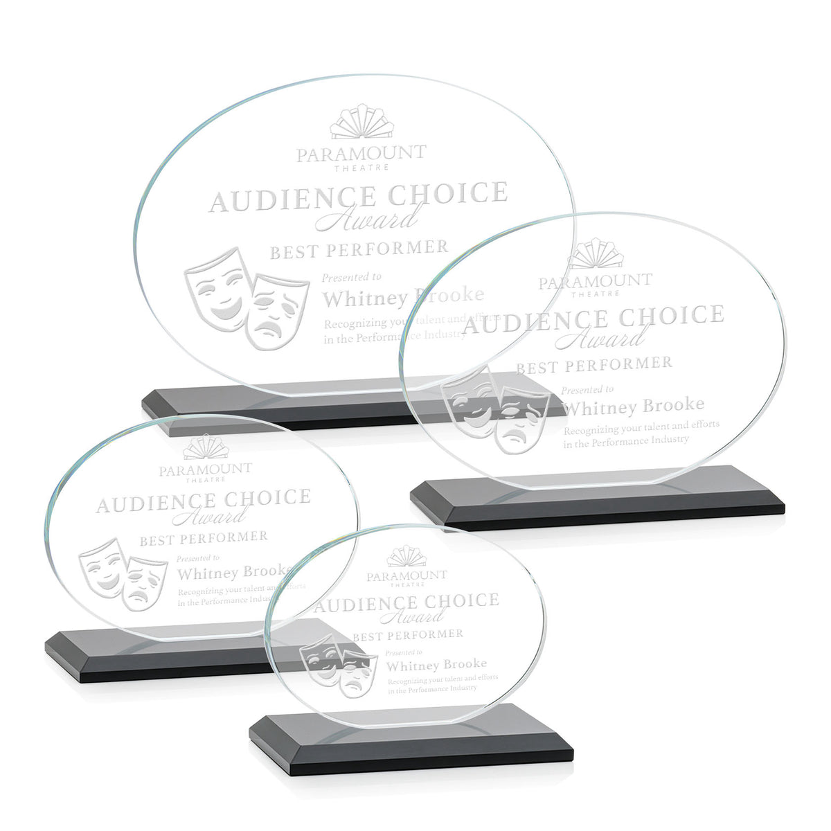 Austin Award (Horiz) - Black