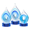Caspian Art Glass Award – Base & Size Options