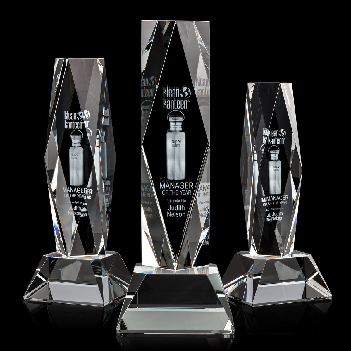 President 3D Award on Base - Clear