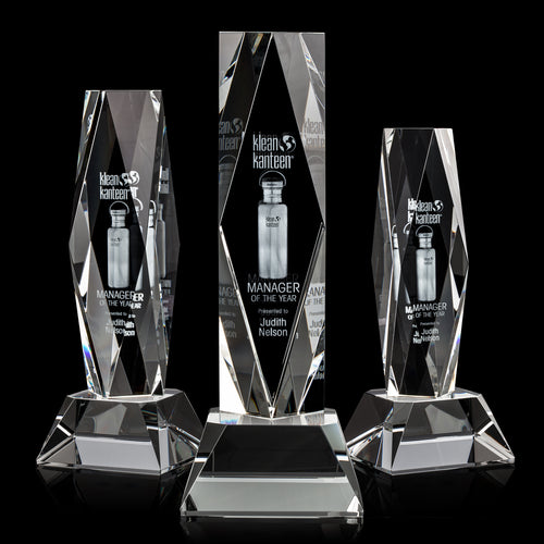 President 3D Award on Base - Clear