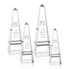 Single-Groove Optical Crystal Obelisk Award