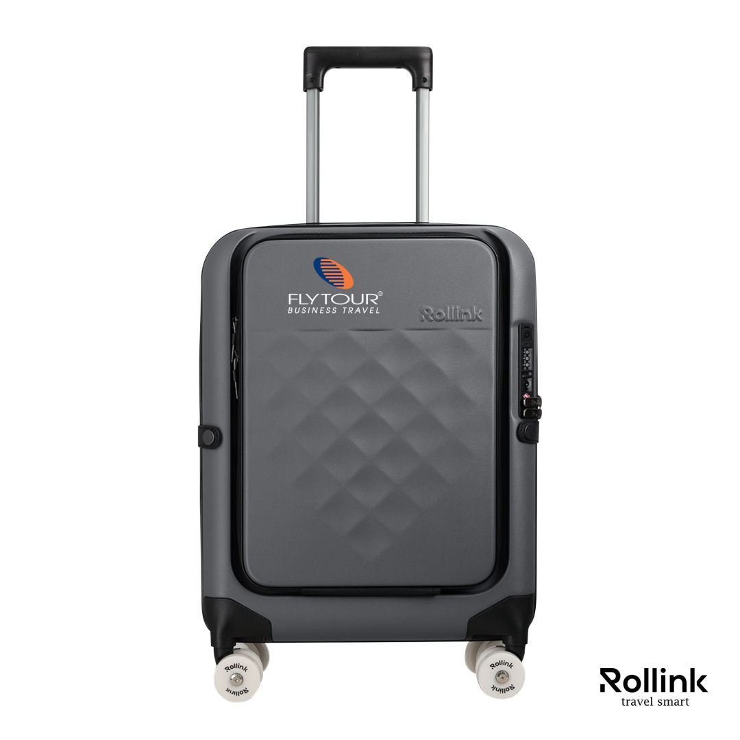 Rollink® Flex 360 21" Spinner Pro Carry On Luggage – Forged Iron