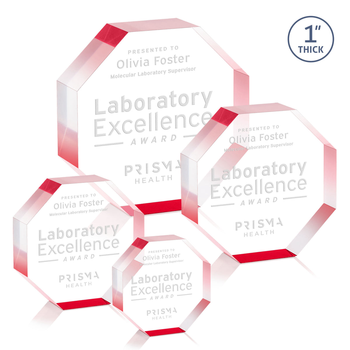 Melrose Octagon Award - Red