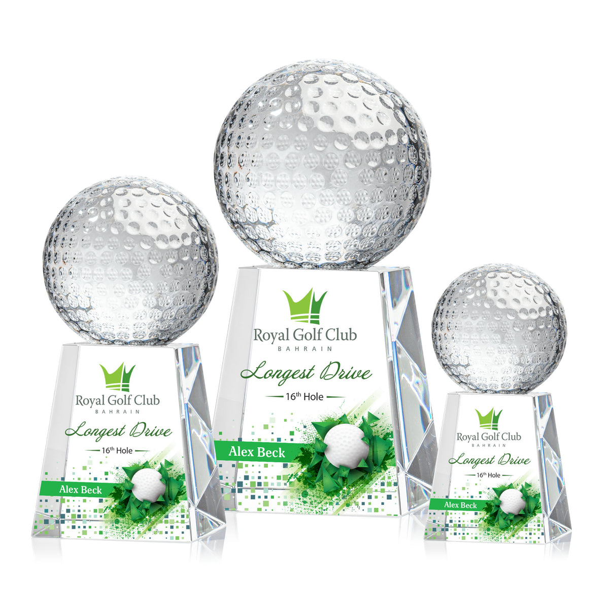 Golf Ball  VividPrint™ Award on Celestina