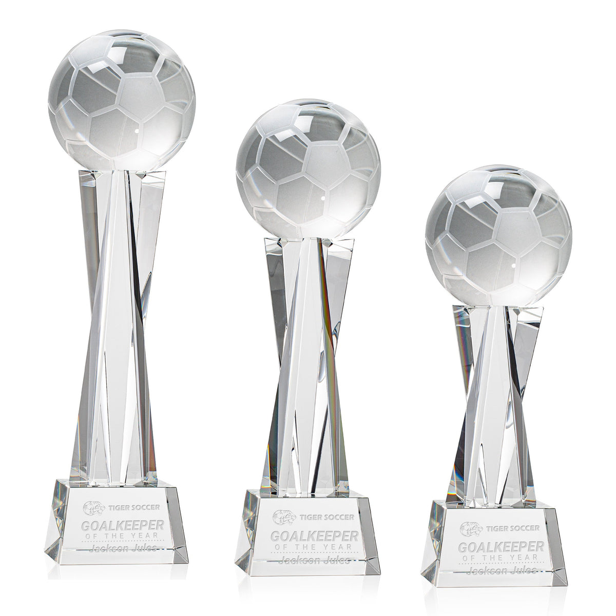 Soccer Ball Award on Grafton Base