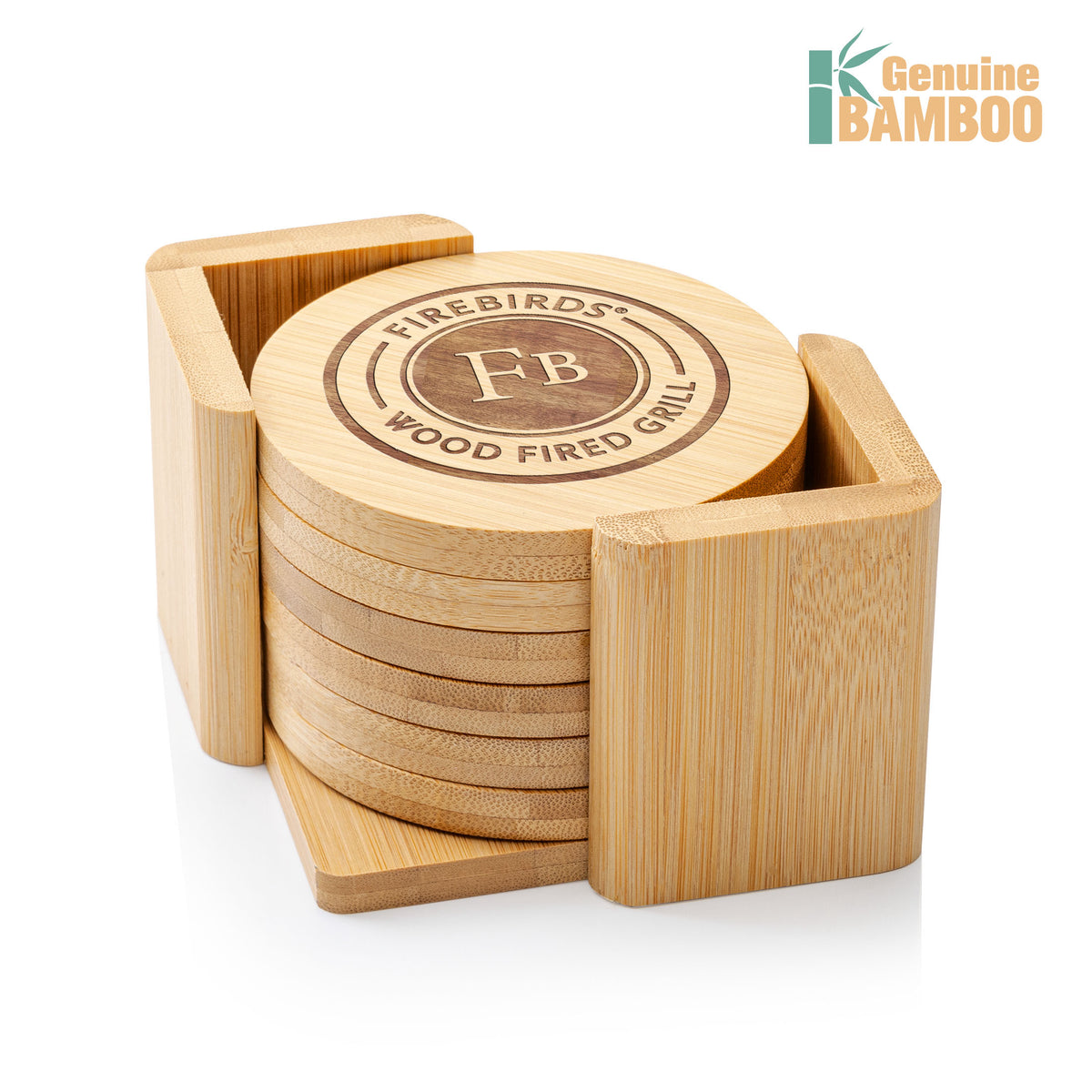 Bamboo Coasters Set