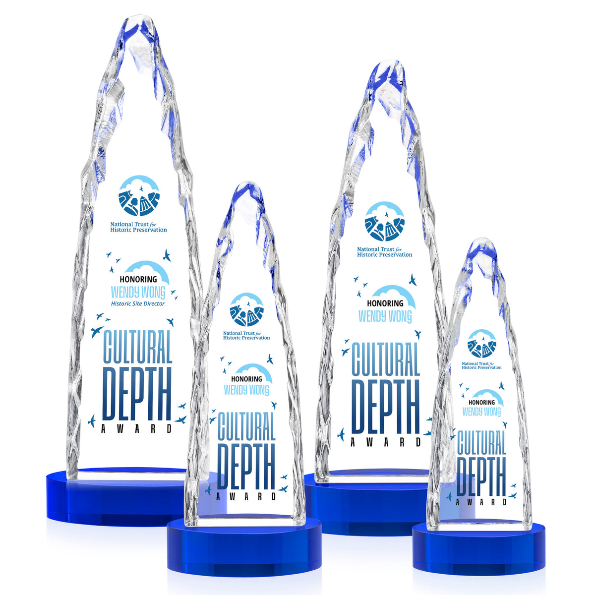 Goderich VividPrint™ Award on Base - Blue