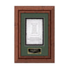 Terrene Cast Paper Framed Award