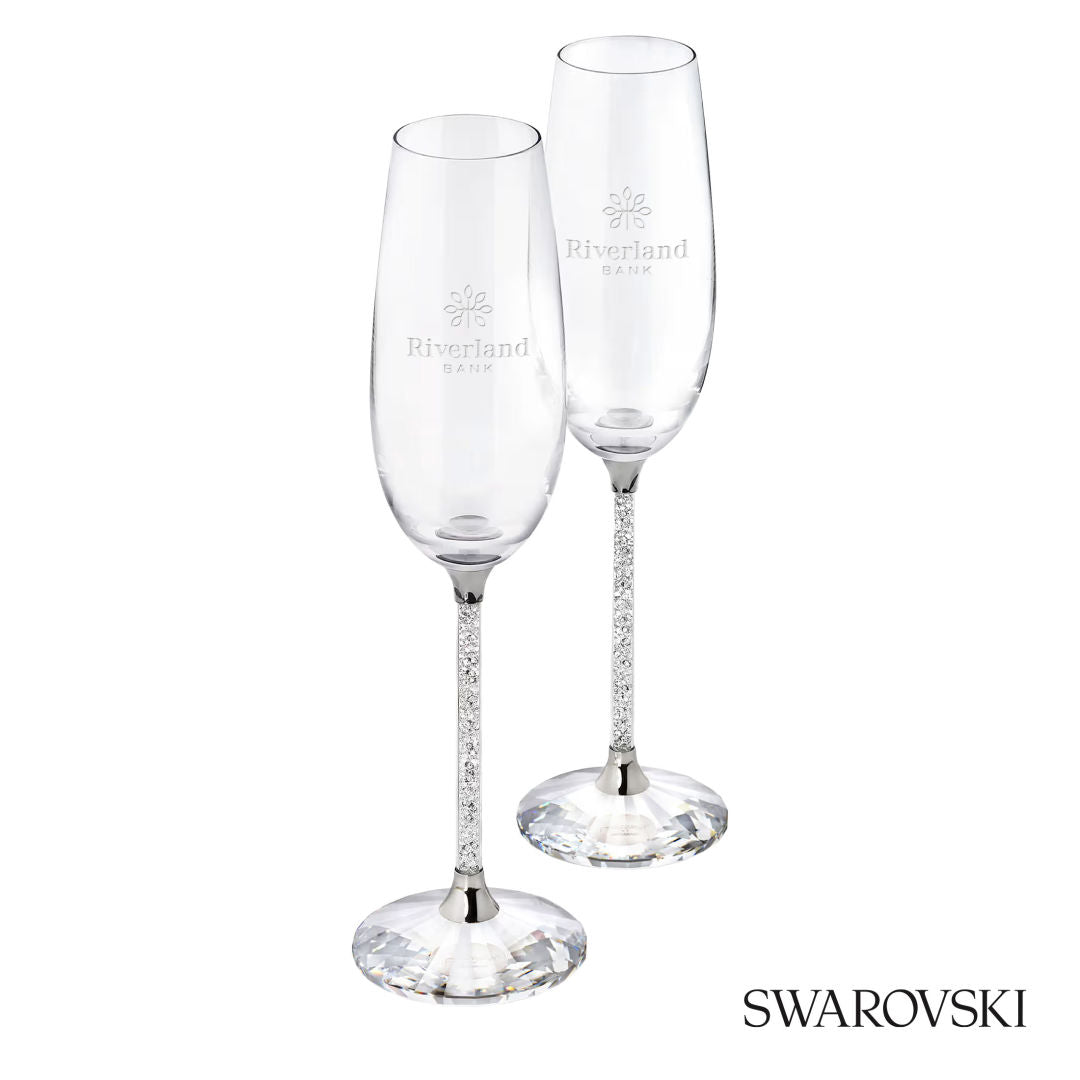 Swarovski® Crystalline Toasting Flutes (Set of 2)