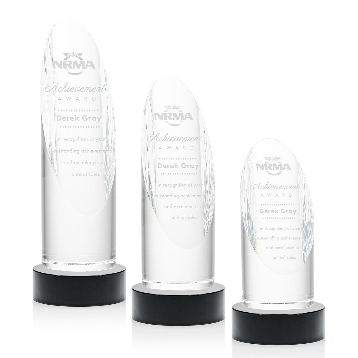 Lauder Award on Base - Black