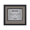 Primrose Certificate TexEtch Framed Award