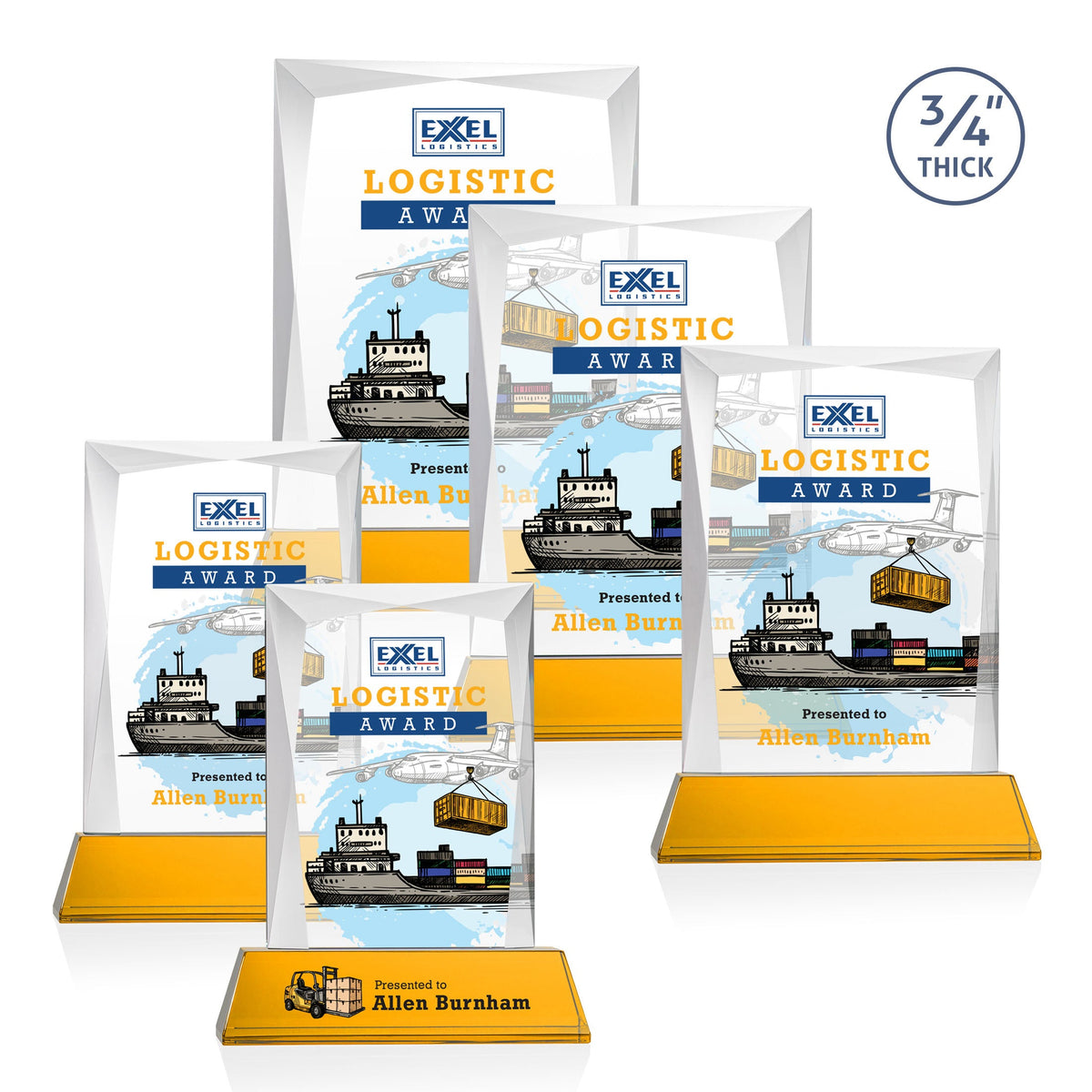 Messina VividPrint™ Award on Newhaven Base
