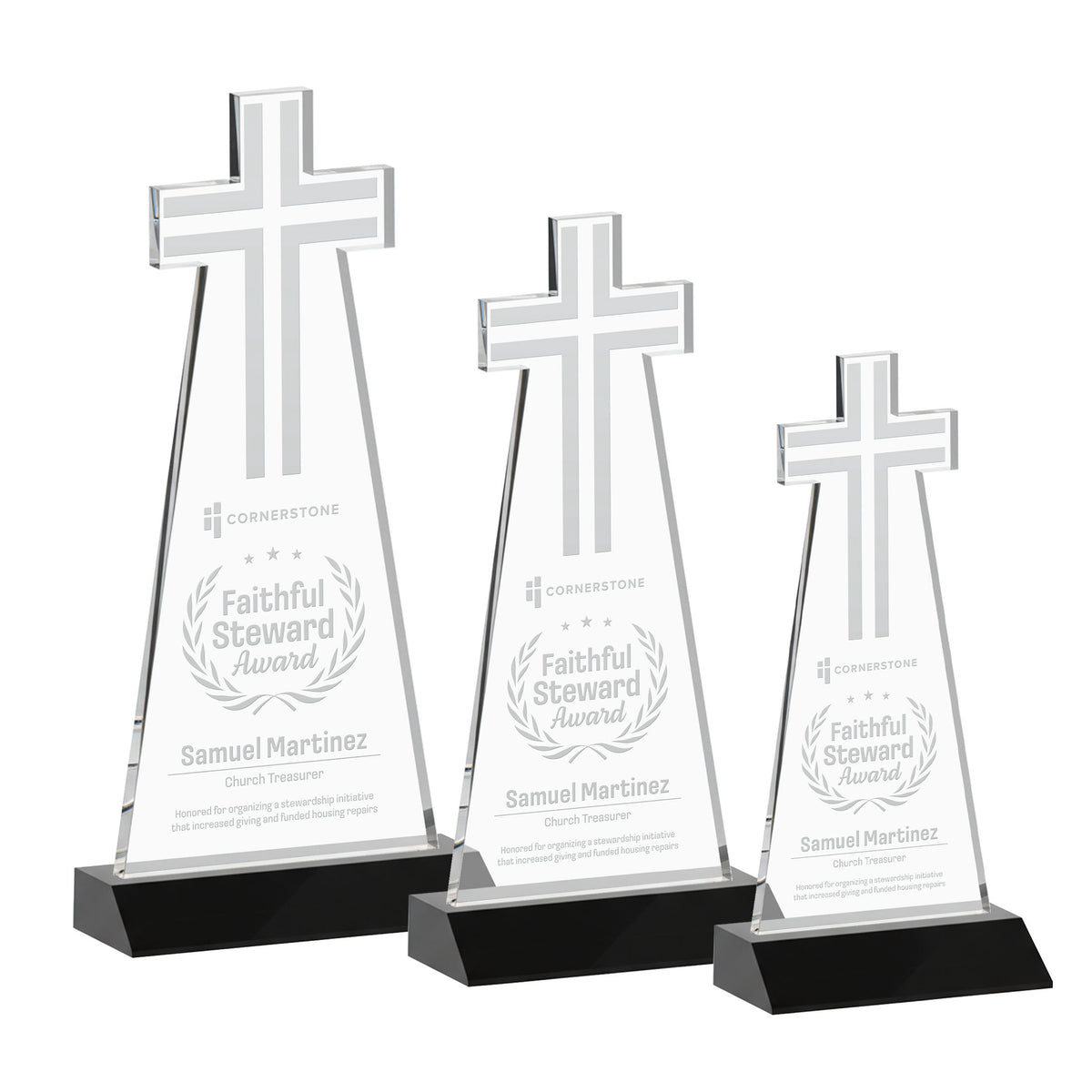 Cross Award - Black