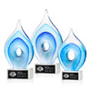 Caspian Art Glass Award – Base & Size Options
