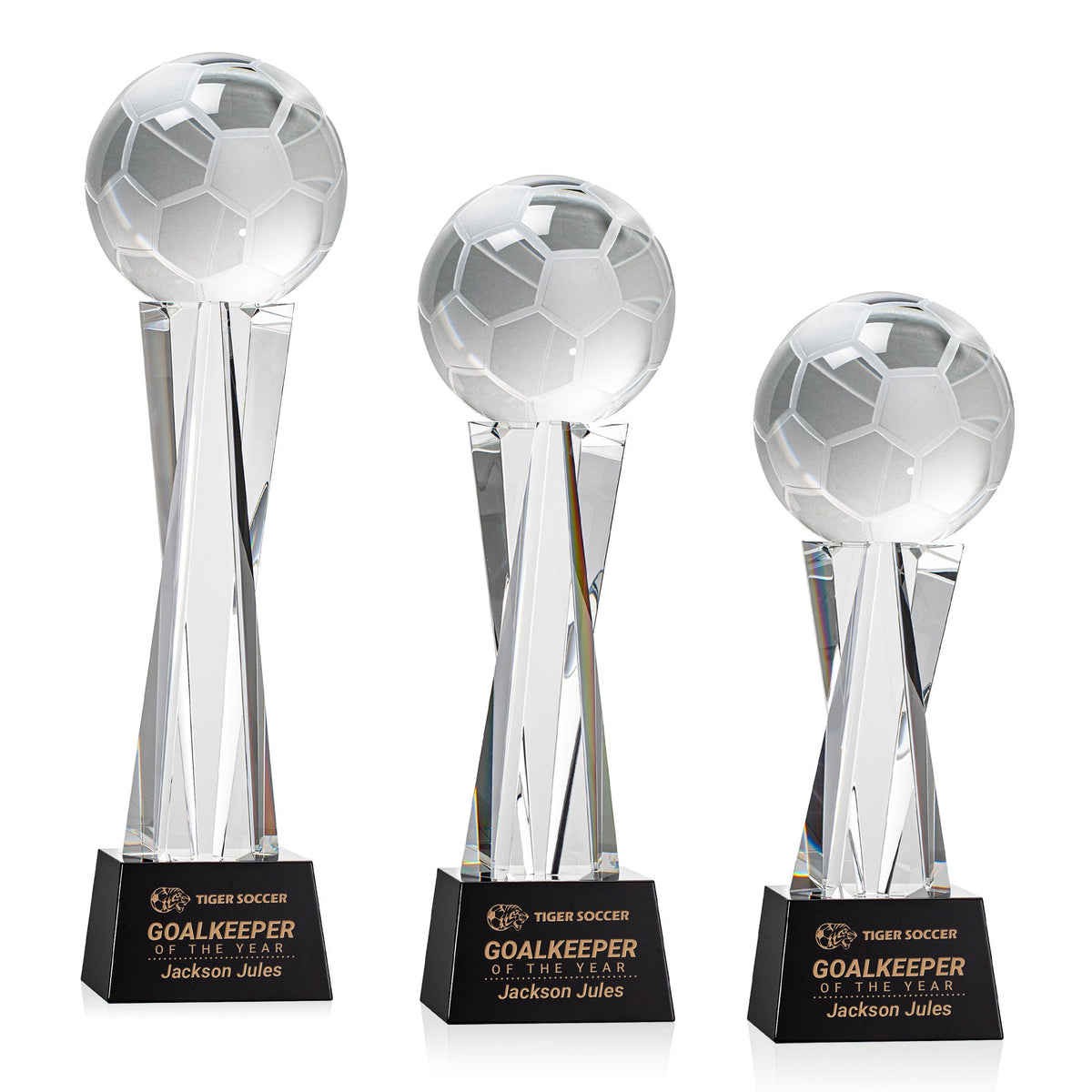 Soccer Ball Award on Grafton Base
