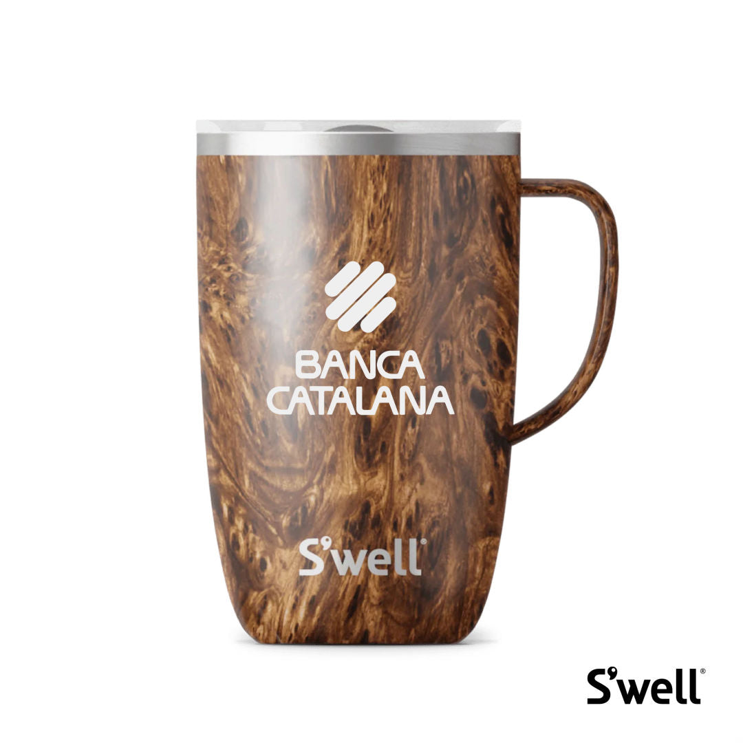S'well® Mug - 16oz — Teakwood — SWL019-TW