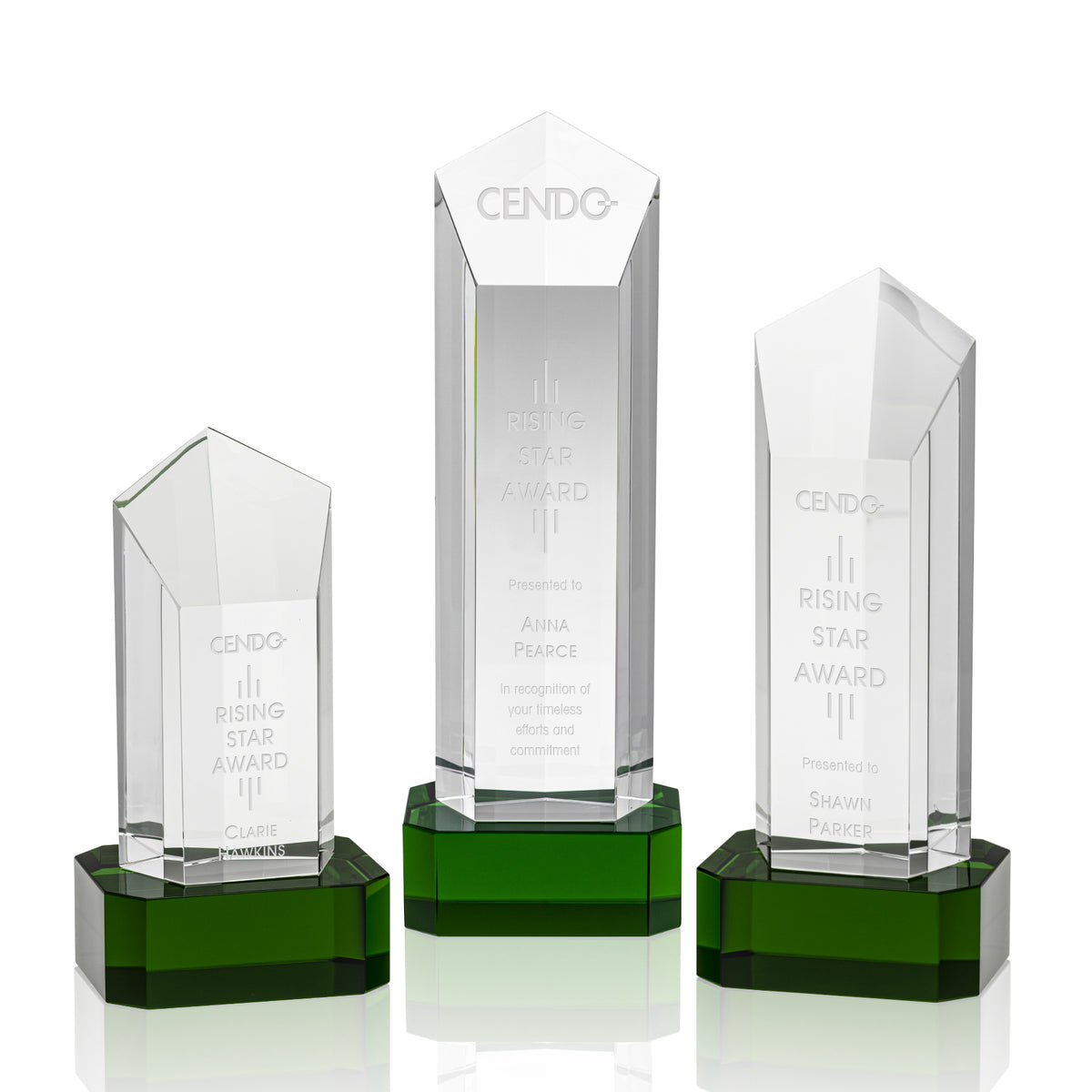 Jolanda Award on Base - Green 