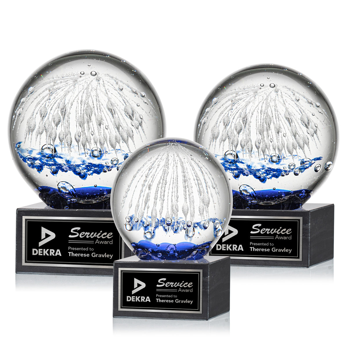 Starburst Award on Square Marble Base