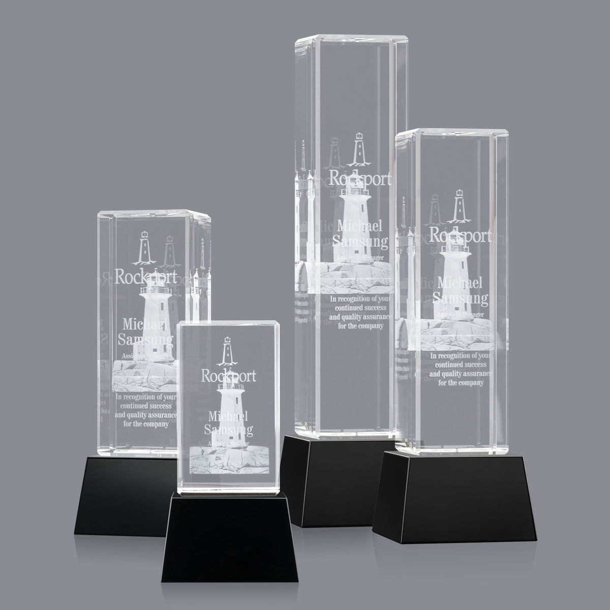 Robson 3D Award on Base - Black