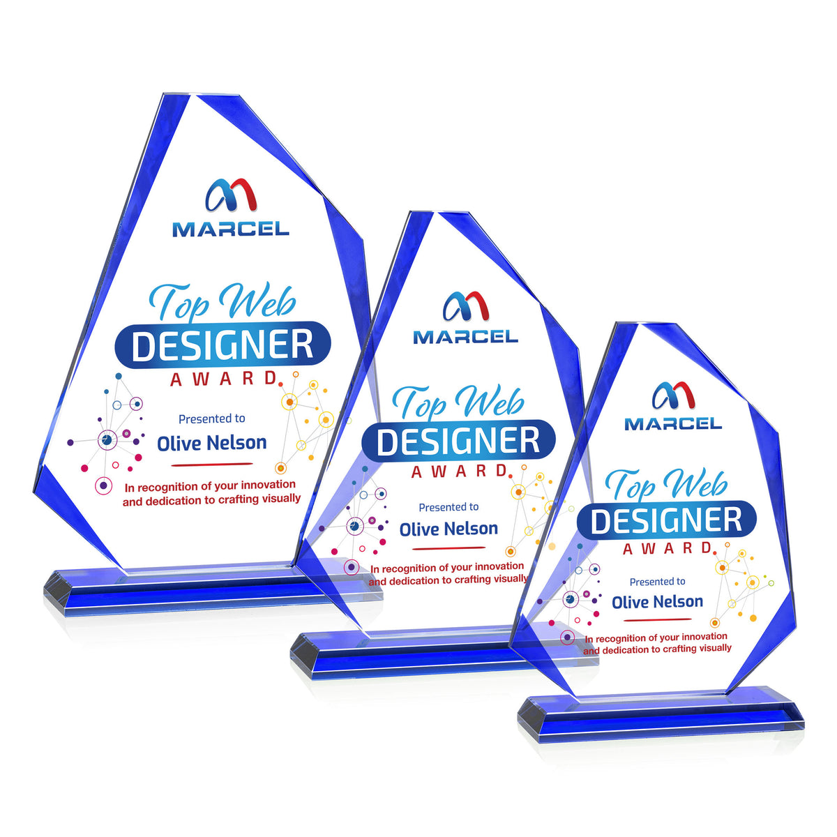 Hillmont VividPrint™ Award - Blue