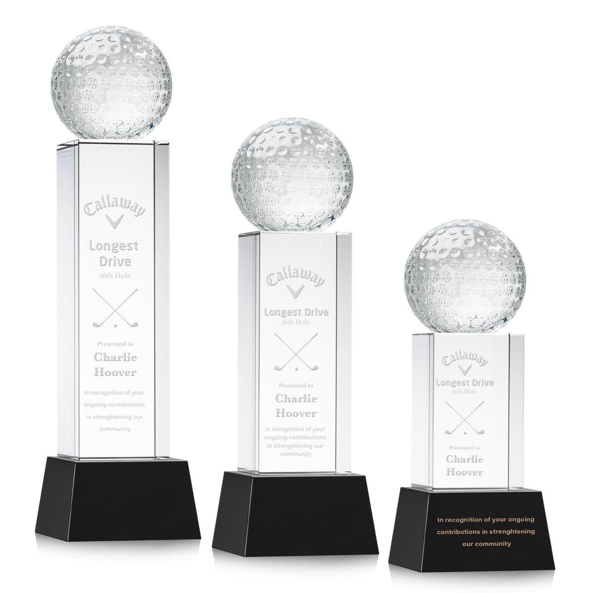 Golf Ball Award on Belcroft Base