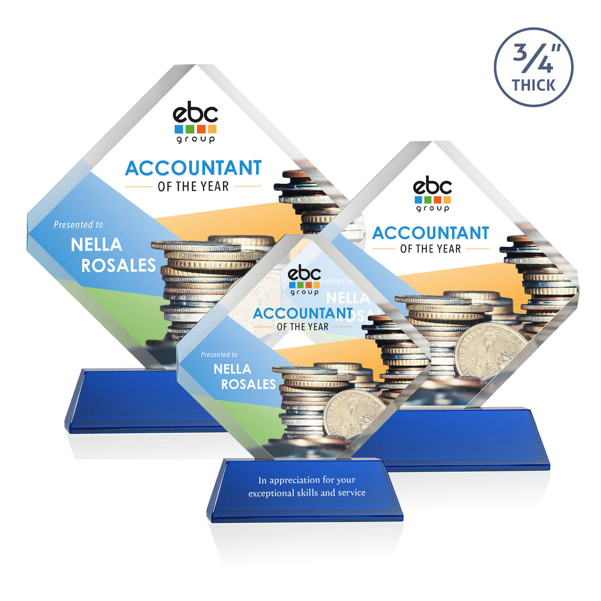 Toulon on Newhaven VividPrint™ Award - Blue