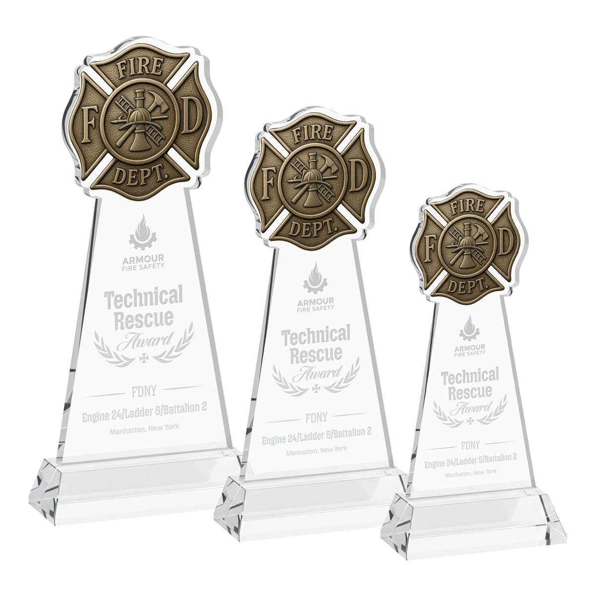 Fire Dept Award on Hartford Base