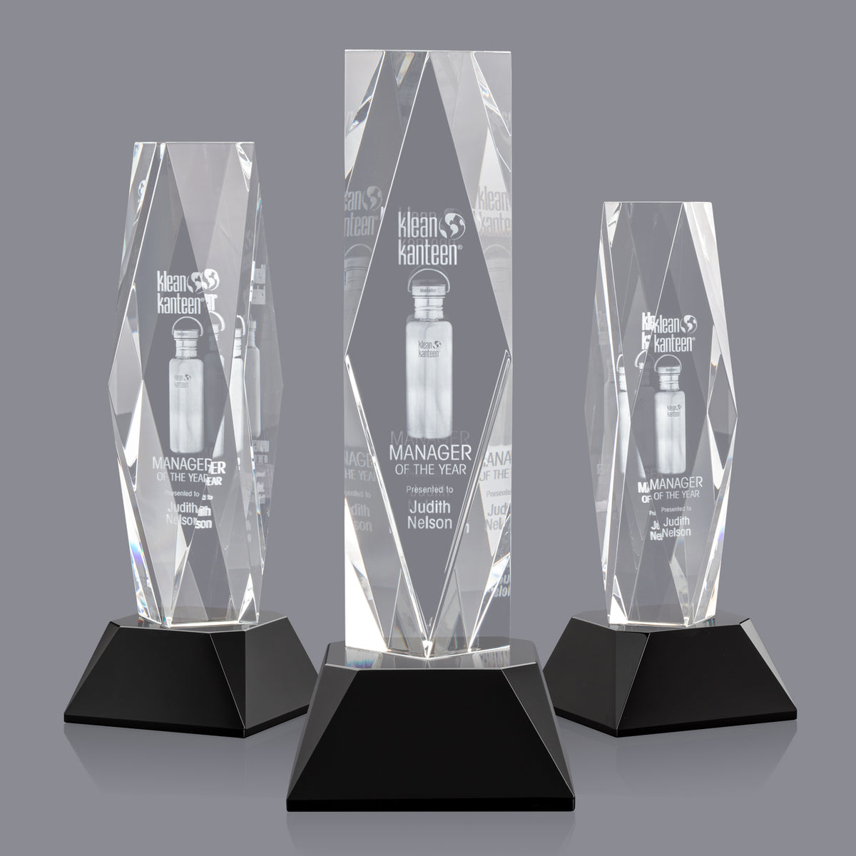 President 3D Award on Base - Black