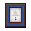Monarch Artisan Paper Certificate Framed Award
