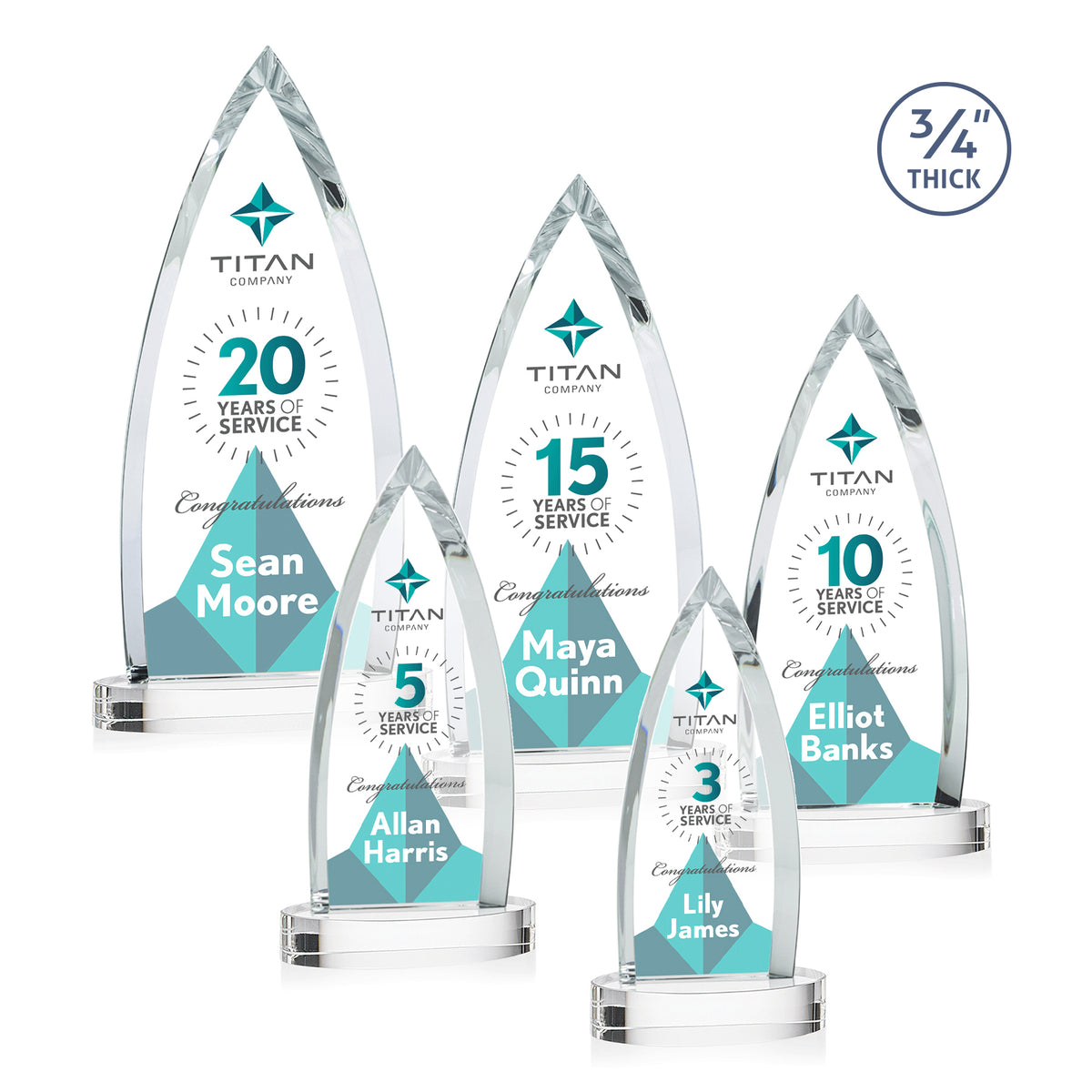 Shildon VividPrint™ Award on Alberton Base
