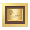 Premier Certificate TexEtch Framed Award