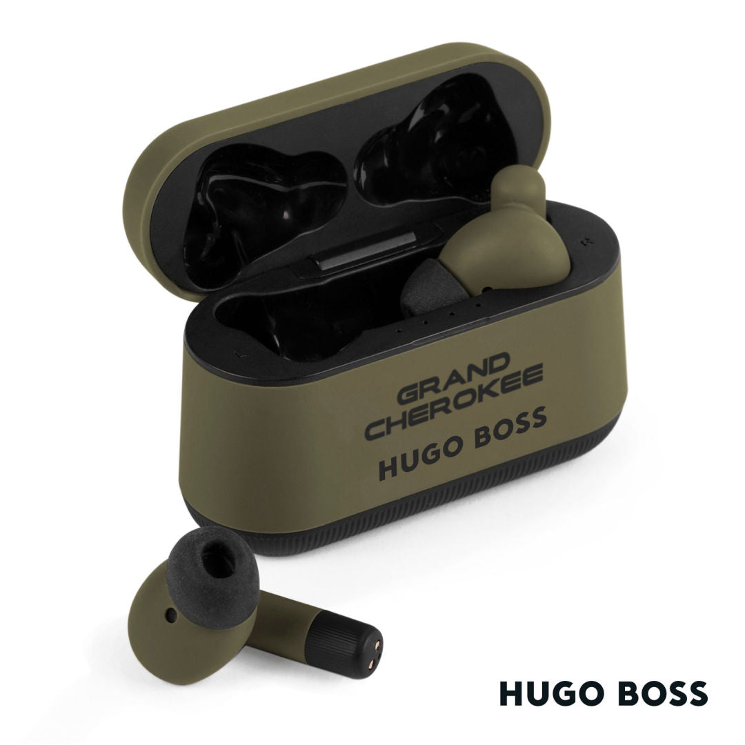 Hugo Boss Gear Matrix Wireless Earphones – Khaki