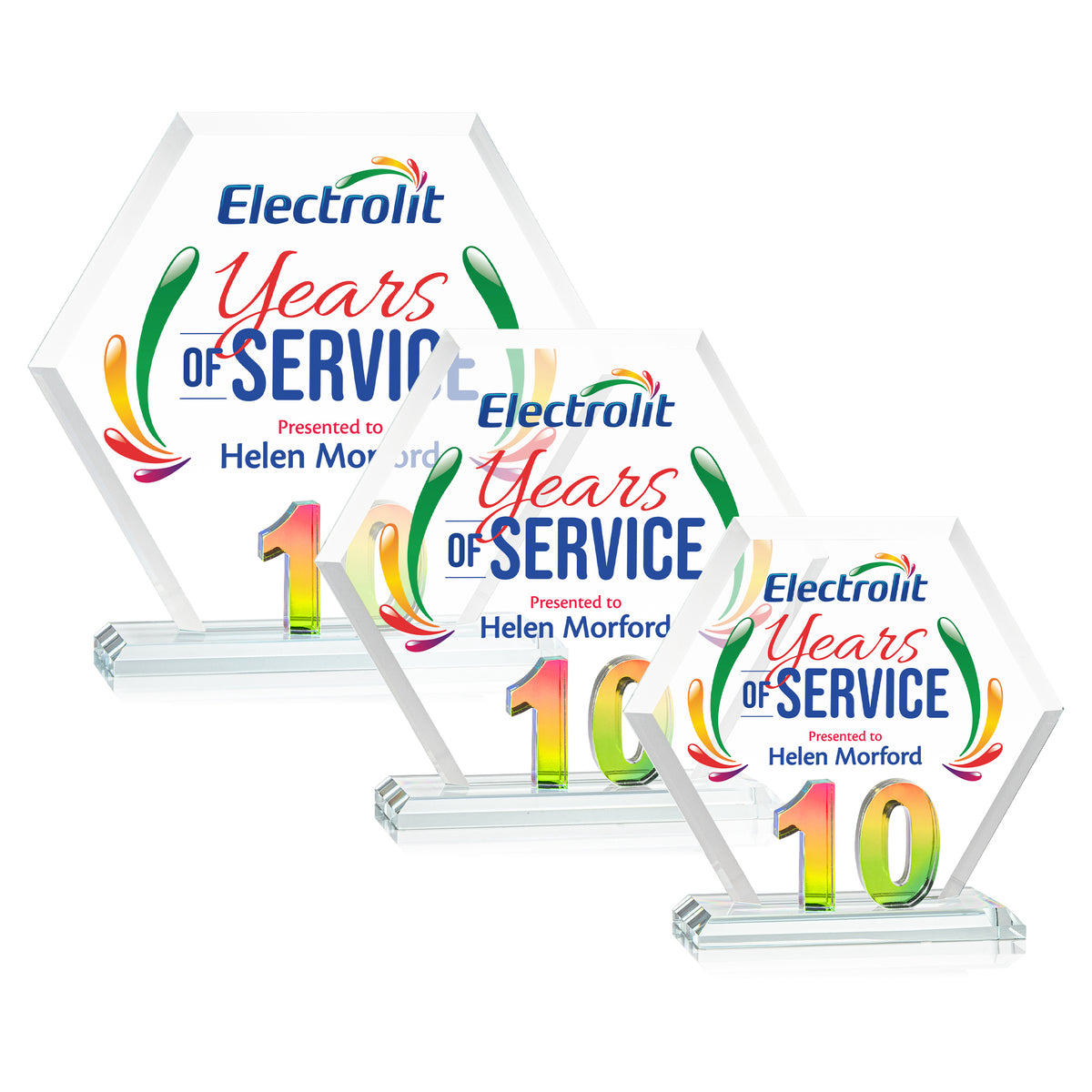 Riviera Anniversary VividPrint™ Award No 10 - Prismatic
