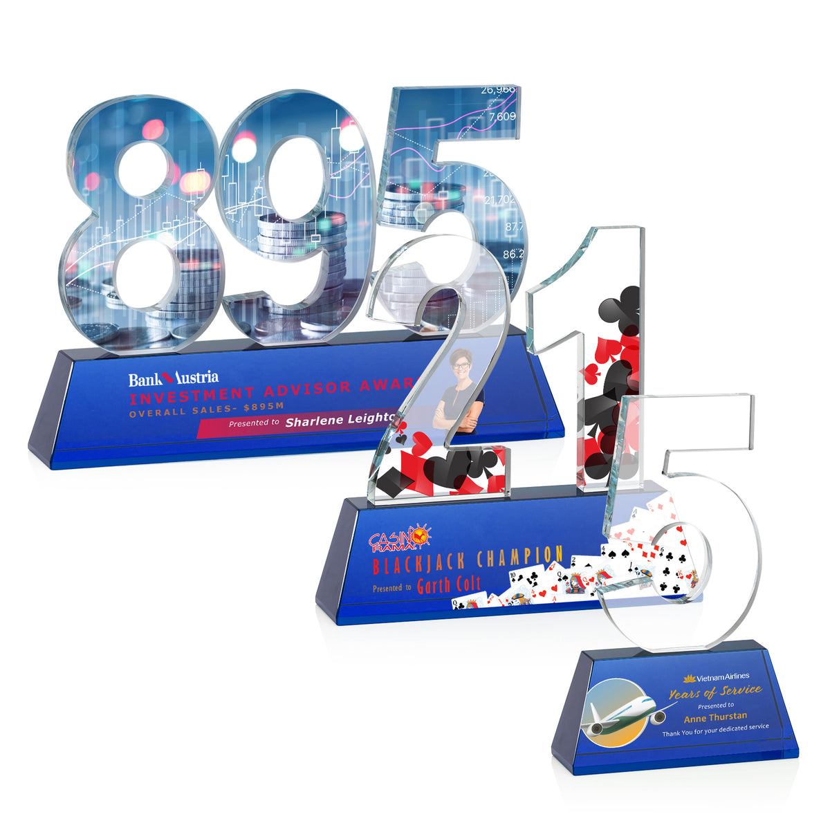 Milestone Optical VividPrint™ Award - Blue