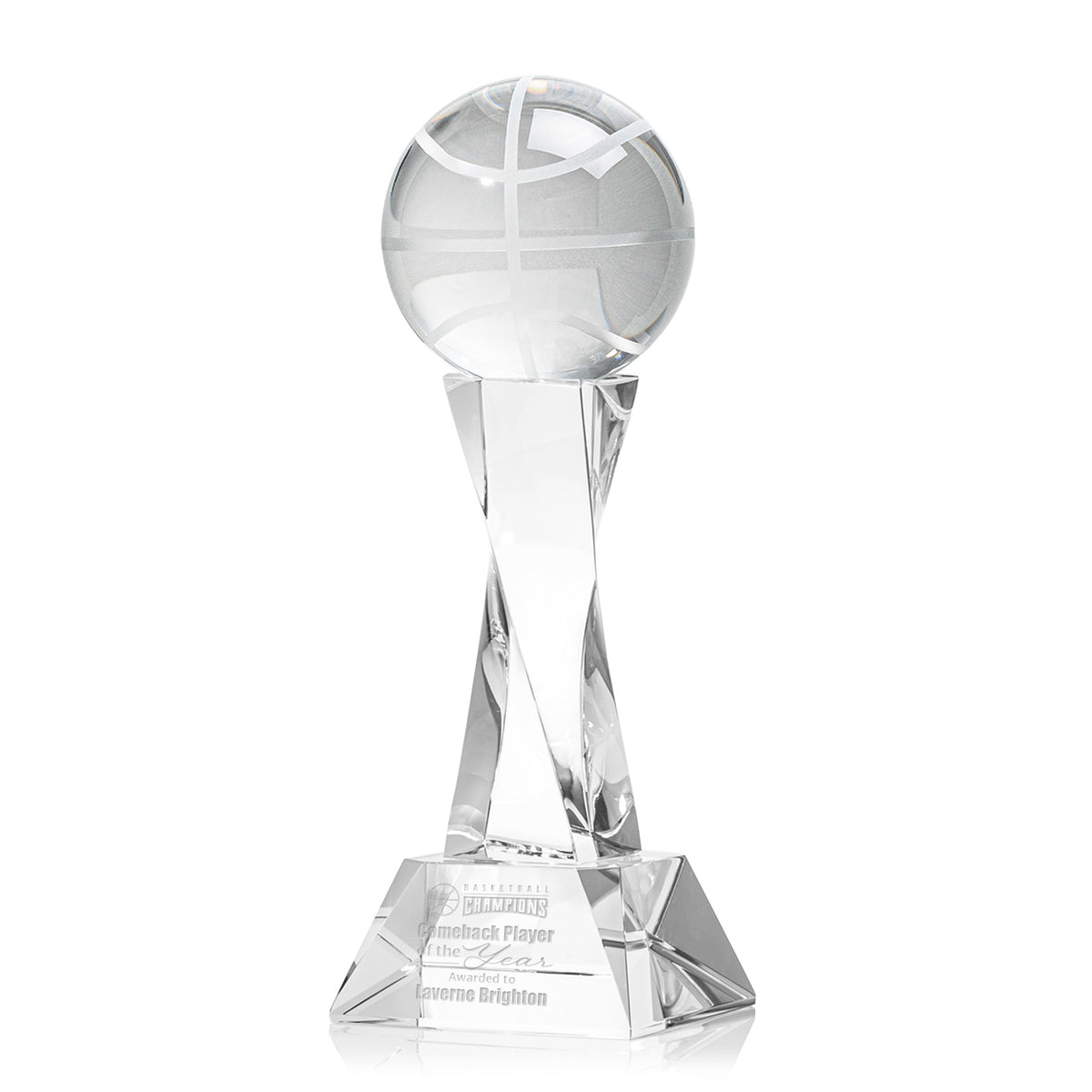 Basketball Award on Langport Base