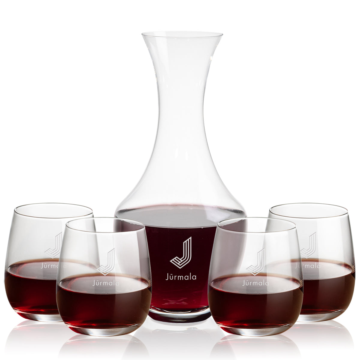 Oldham Carafe & Crestview Stemless Wine