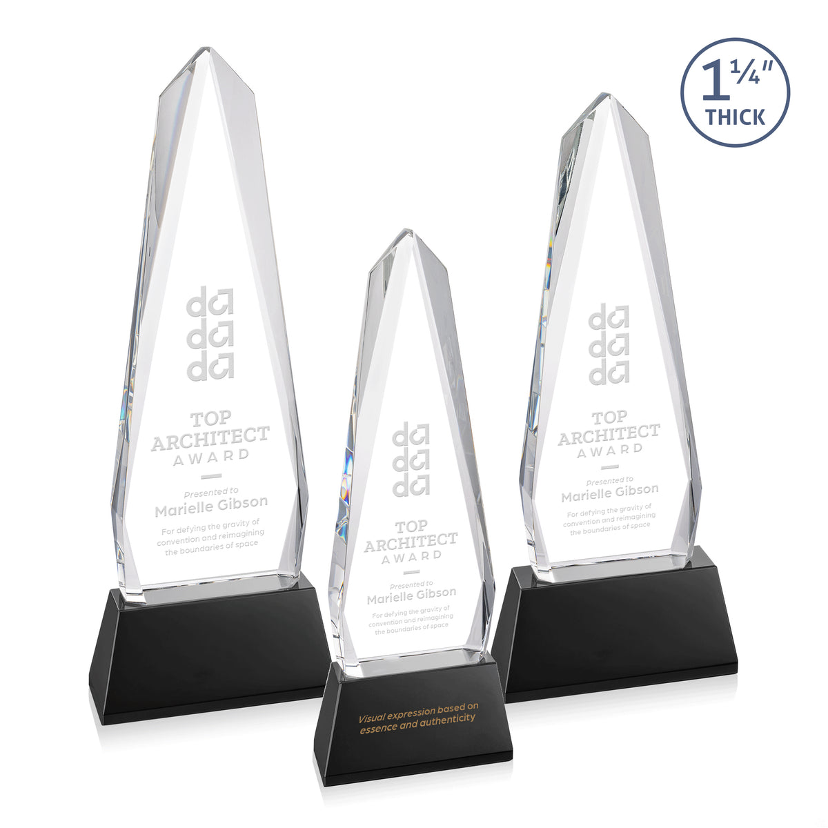 Cheswick Award on Entwhistle Base - Black